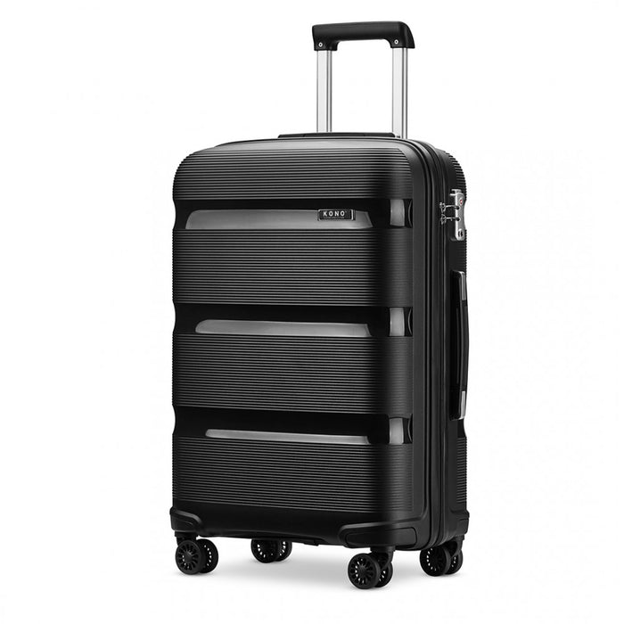 Bright PP Hard Shell Carry-On Cabin Suitcase – 20-Inch – Black