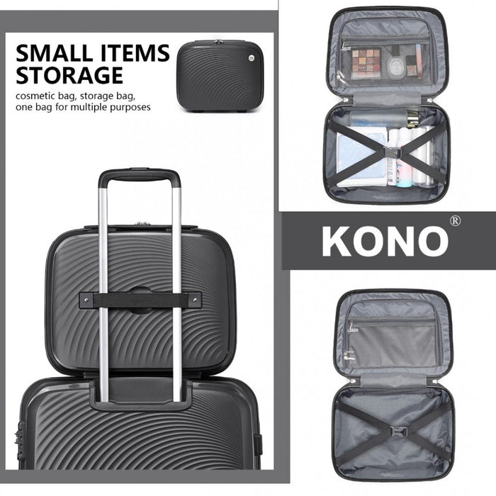 Lightweight Polypropylene Vanity Case – 14-Inch – Black