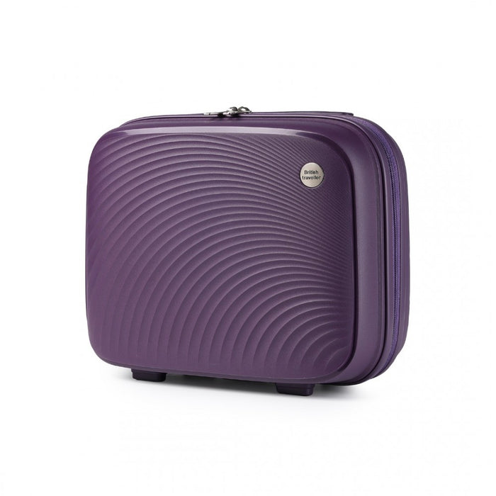 Lightweight Polypropylene Vanity Case – 14-Inch – Purple