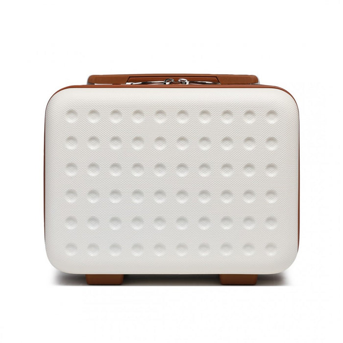 Special ABS Hard Shell Vanity Case – 13-Inch – Cream