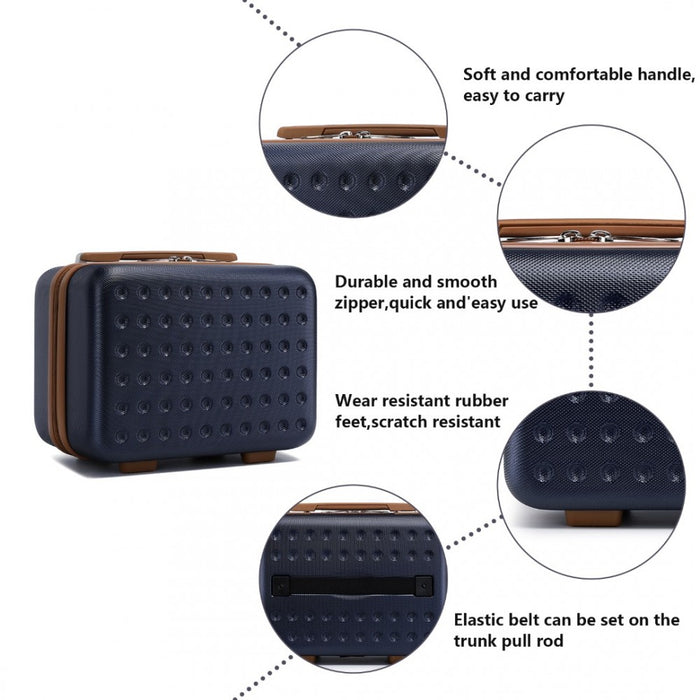 Special ABS Hard Shell Vanity Case – 13-Inch – Navy