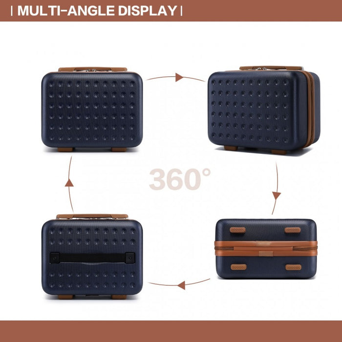 Special ABS Hard Shell Vanity Case – 13-Inch – Navy