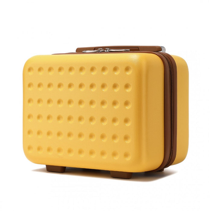 Special ABS Hard Shell Vanity Case – 13-Inch – Yellow