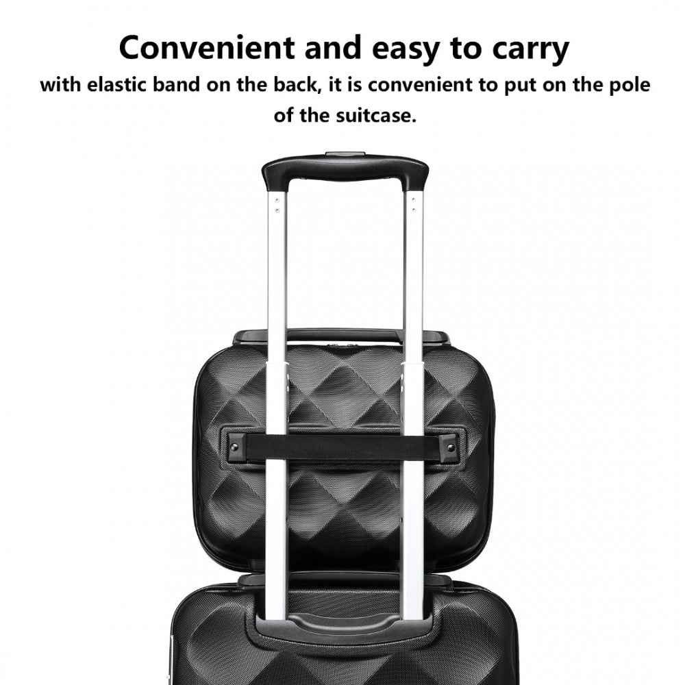Ultralight ABS and Polycarbonate Vanity Case – 13-Inch – Black