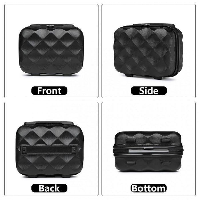 Ultralight ABS and Polycarbonate Vanity Case – 13-Inch – Black