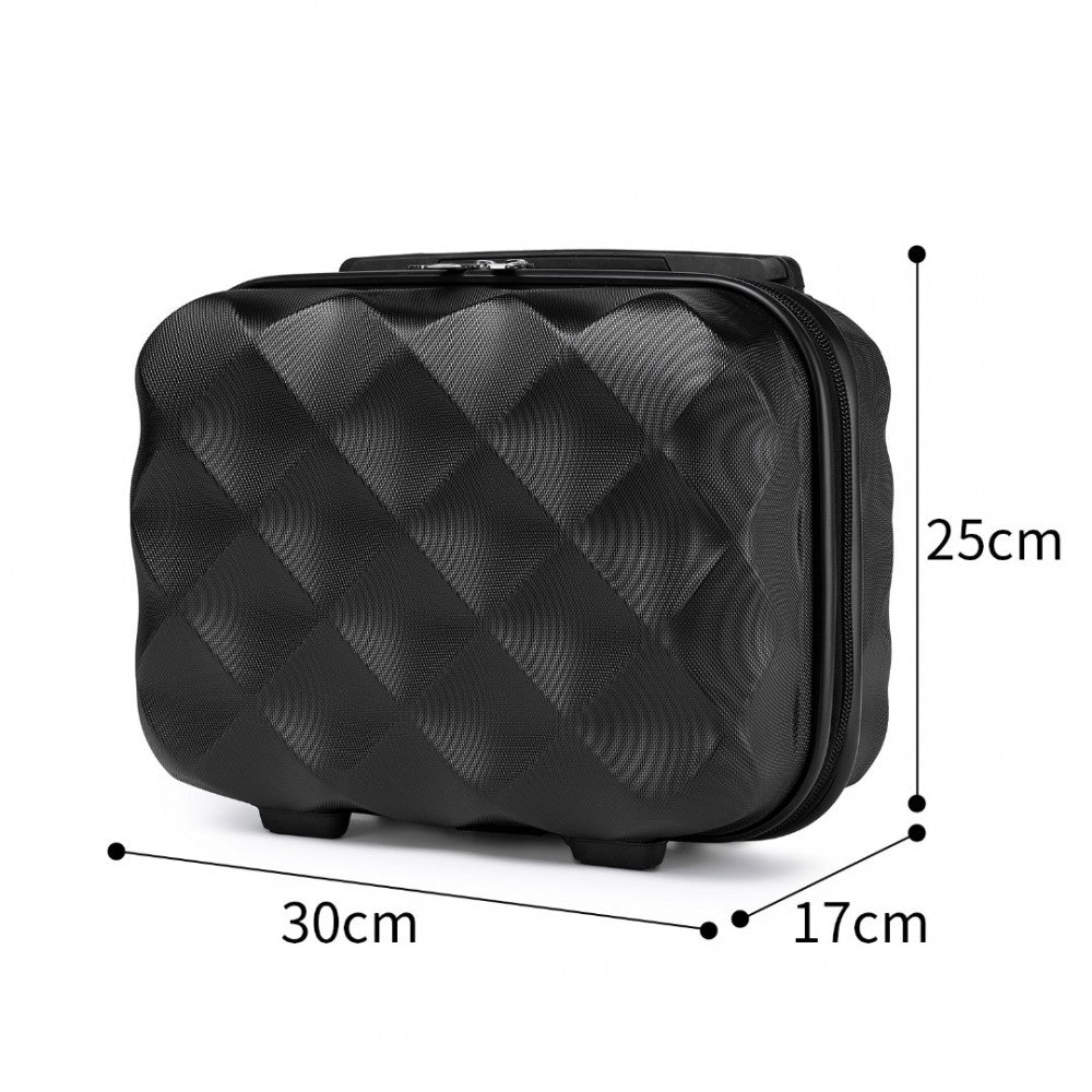 Ultralight ABS and Polycarbonate Vanity Case – 13-Inch – Black