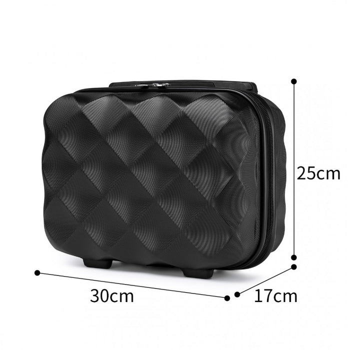 Ultralight ABS and Polycarbonate Vanity Case – 13-Inch – Black