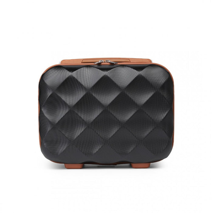 Ultralight ABS and Polycarbonate Vanity Case – 13-Inch – Black and Brown
