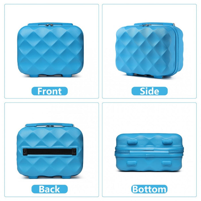 Ultralight ABS and Polycarbonate Vanity Case – 13-Inch – Blue