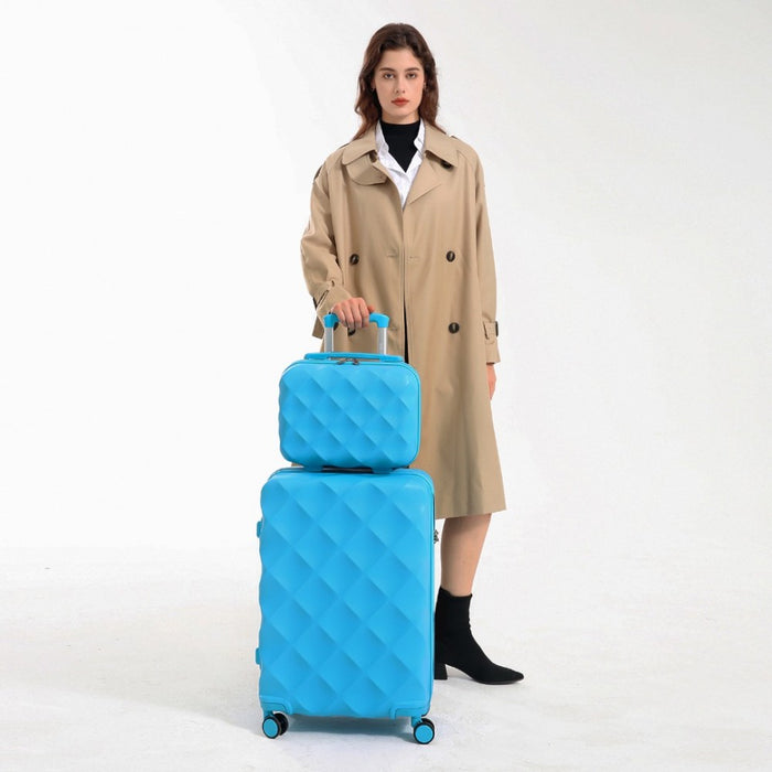 Ultralight ABS and Polycarbonate Vanity Case – 13-Inch – Blue