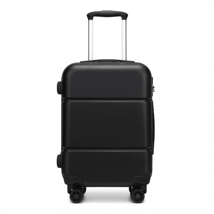 ABS Cabin Carry-On Suitcase with Secure Combination Lock – 20-Inch – Black
