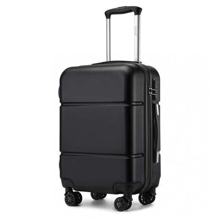 ABS Cabin Carry-On Suitcase with Secure Combination Lock – 20-Inch – Black