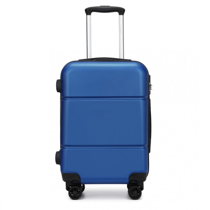 ABS Cabin Carry-On Suitcase with Secure Combination Lock – 20-Inch – Navy and Black