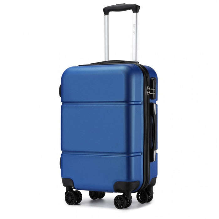 ABS Cabin Carry-On Suitcase with Secure Combination Lock – 20-Inch – Navy and Black