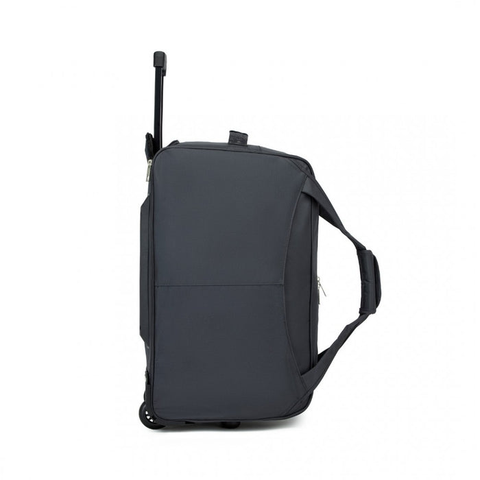 Folding Travel Trolley Bag with Enhanced Features and Multi Compartment – Grey