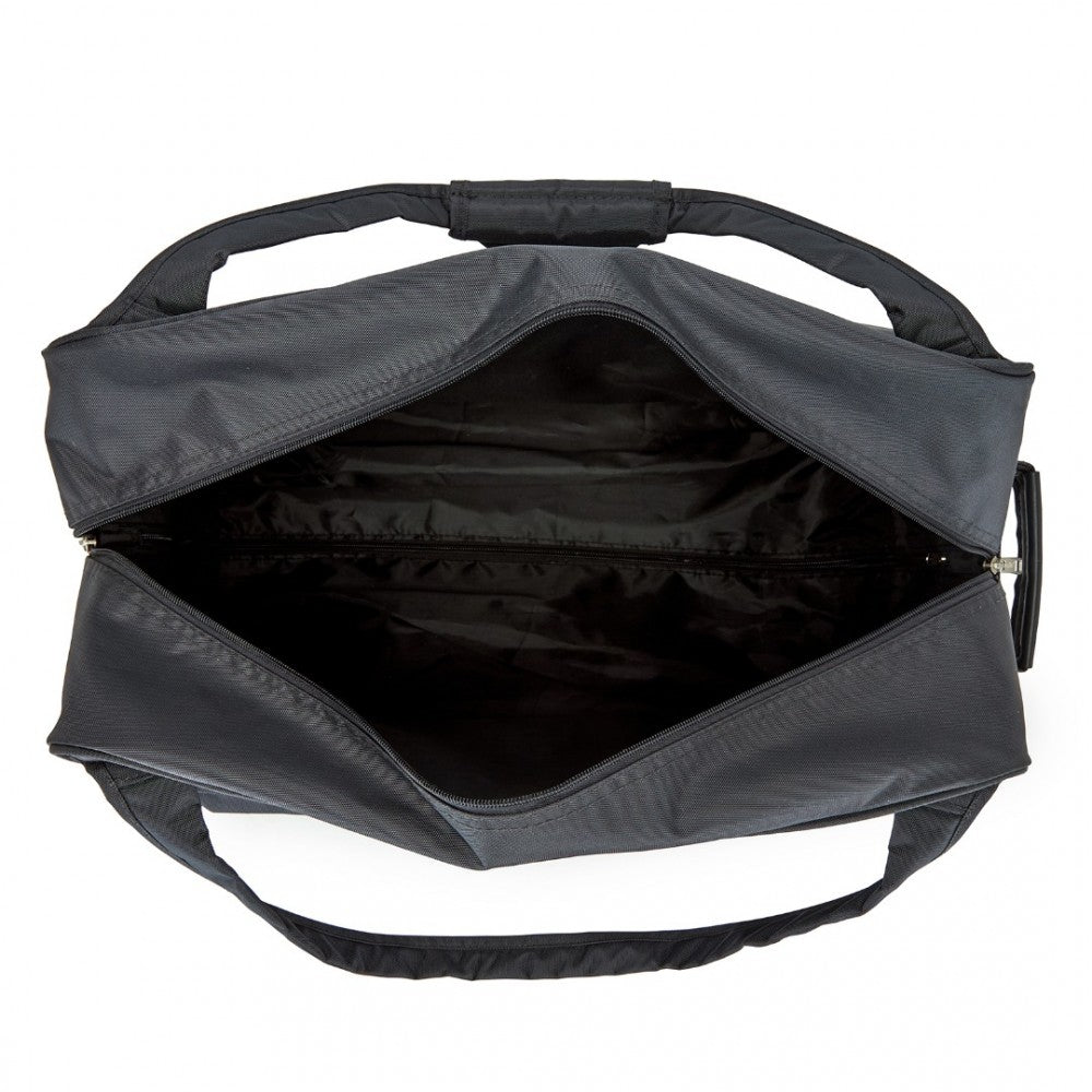 Folding Travel Trolley Bag with Enhanced Features and Multi Compartment – Grey