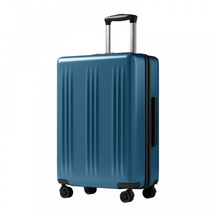 ABS+PC Hard Shell Medium Check-In Luggage with 360° Silent Spinner Wheels – 24-Inch – Navy
