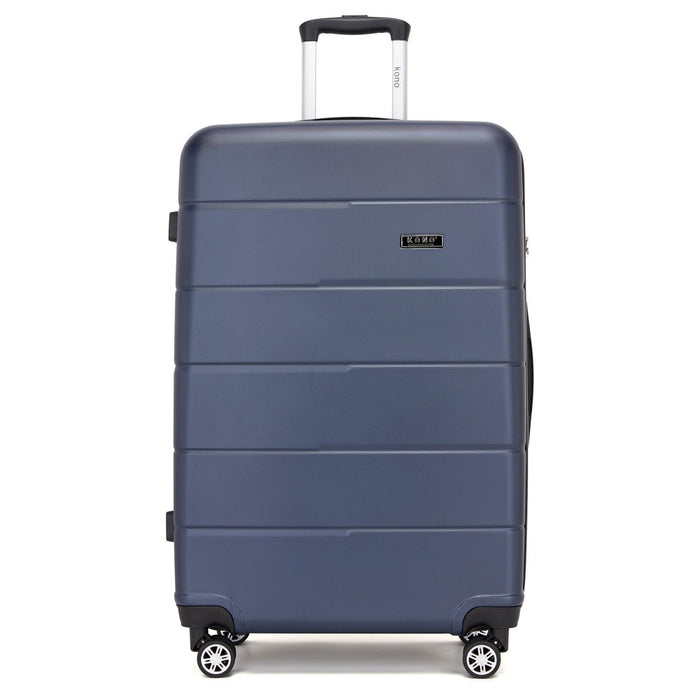 PC Hard Shell Suitcase, Large Check-In Luggage with Organised Interior – 28-Inch – Navy and Black