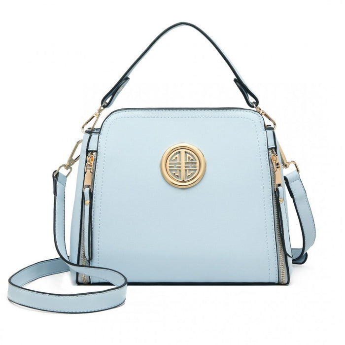 PU Leather Crossbody Bag – Blue
