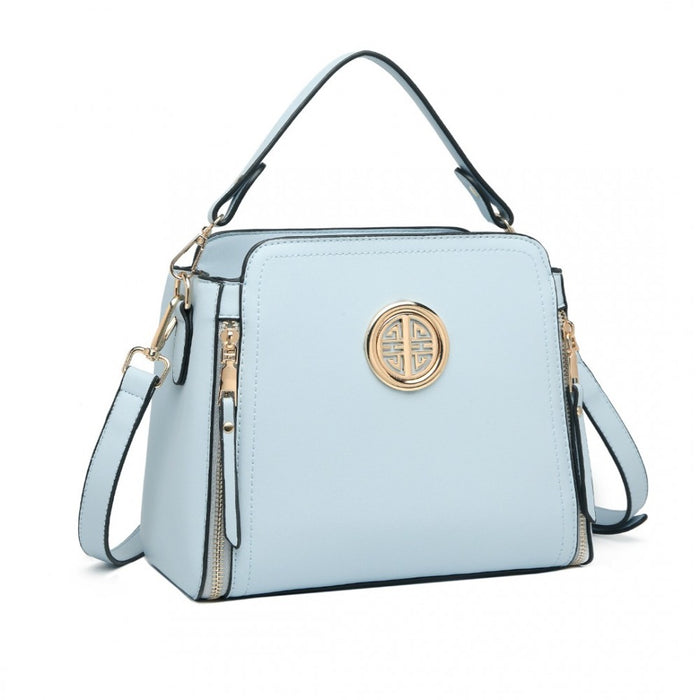 PU Leather Crossbody Bag – Blue