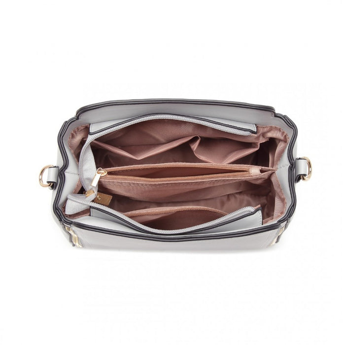 PU Leather Crossbody Bag – Grey