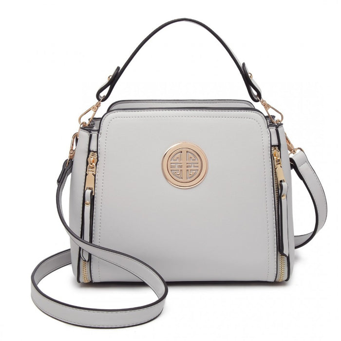 PU Leather Crossbody Bag – Grey