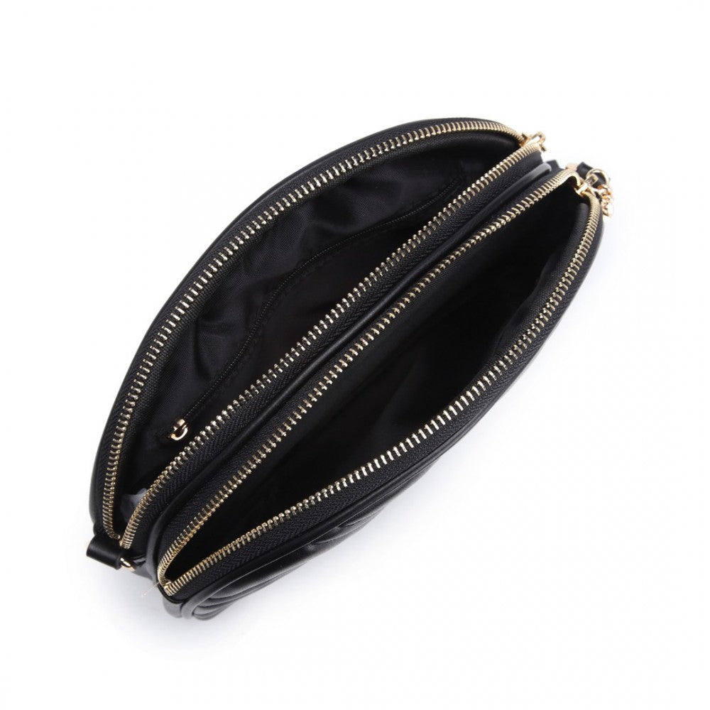 Tassel Crossbody Bag – Black