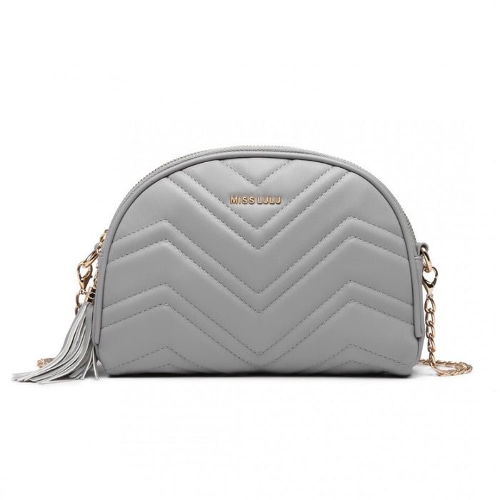 Tassel Crossbody Bag – Grey