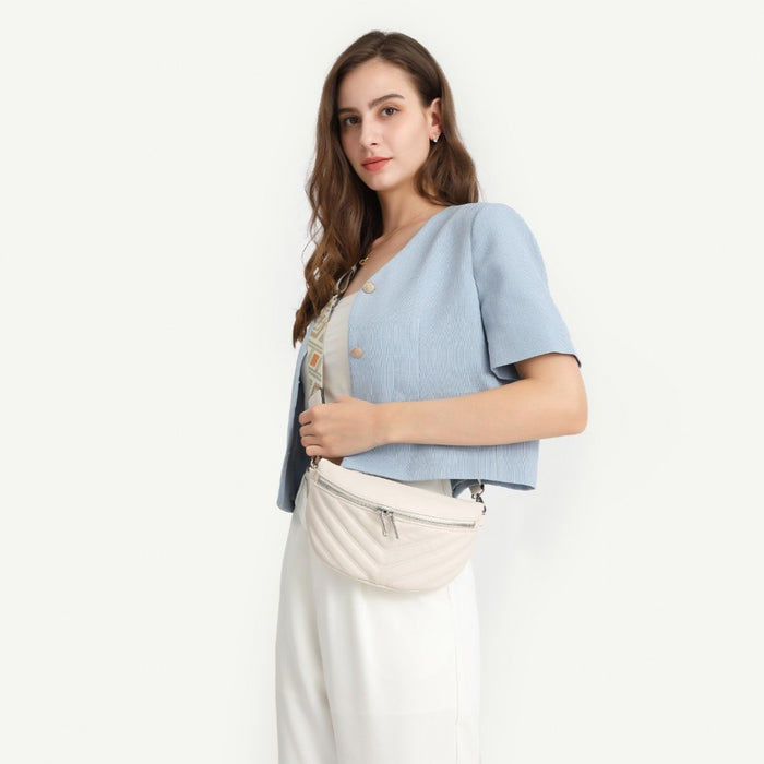 Wide Strap Bum Bag Lightweight Adjustable Waist Bag – Grey