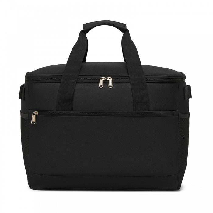 Large Portable Lunch Bag with Enhanced Insulation – 30 L – Compact and Convenient – Black