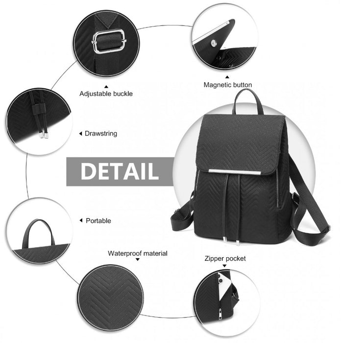 Lightweight and Daily Backpack – Black