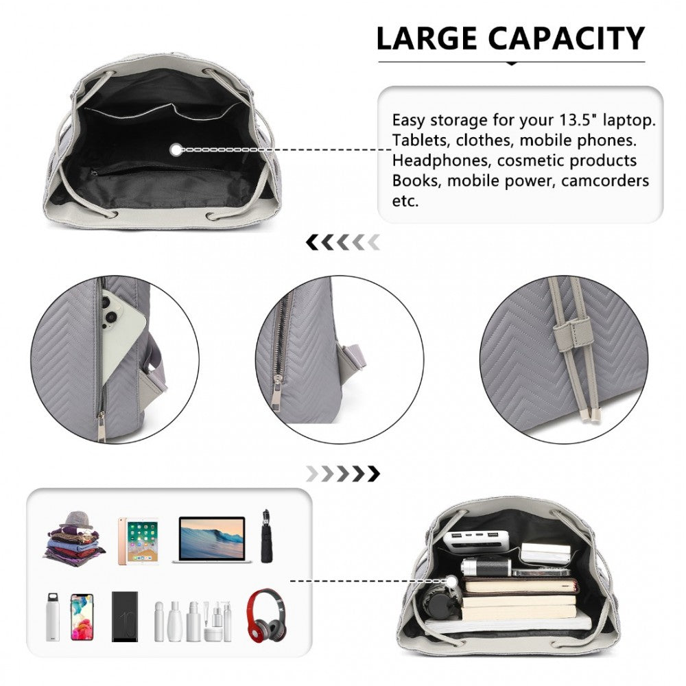 Lightweight and Daily Backpack – Grey