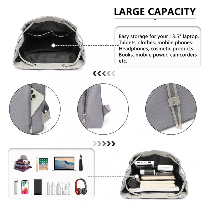 Lightweight and Daily Backpack – Grey