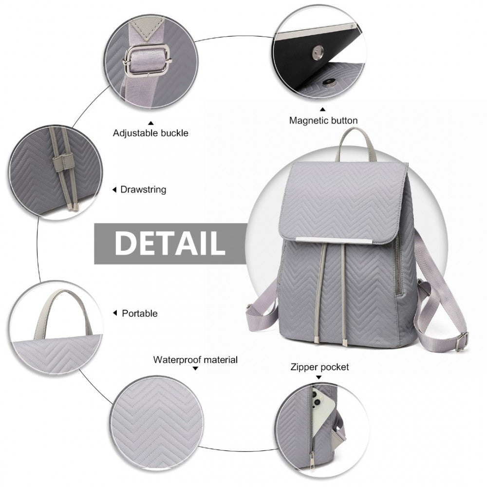 Lightweight and Daily Backpack – Grey