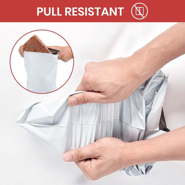 Poly Mail Bags Large Size 14"x19" Waterproof, Tear-Resistant, Self-Seal Postal Bags – 100-Piece