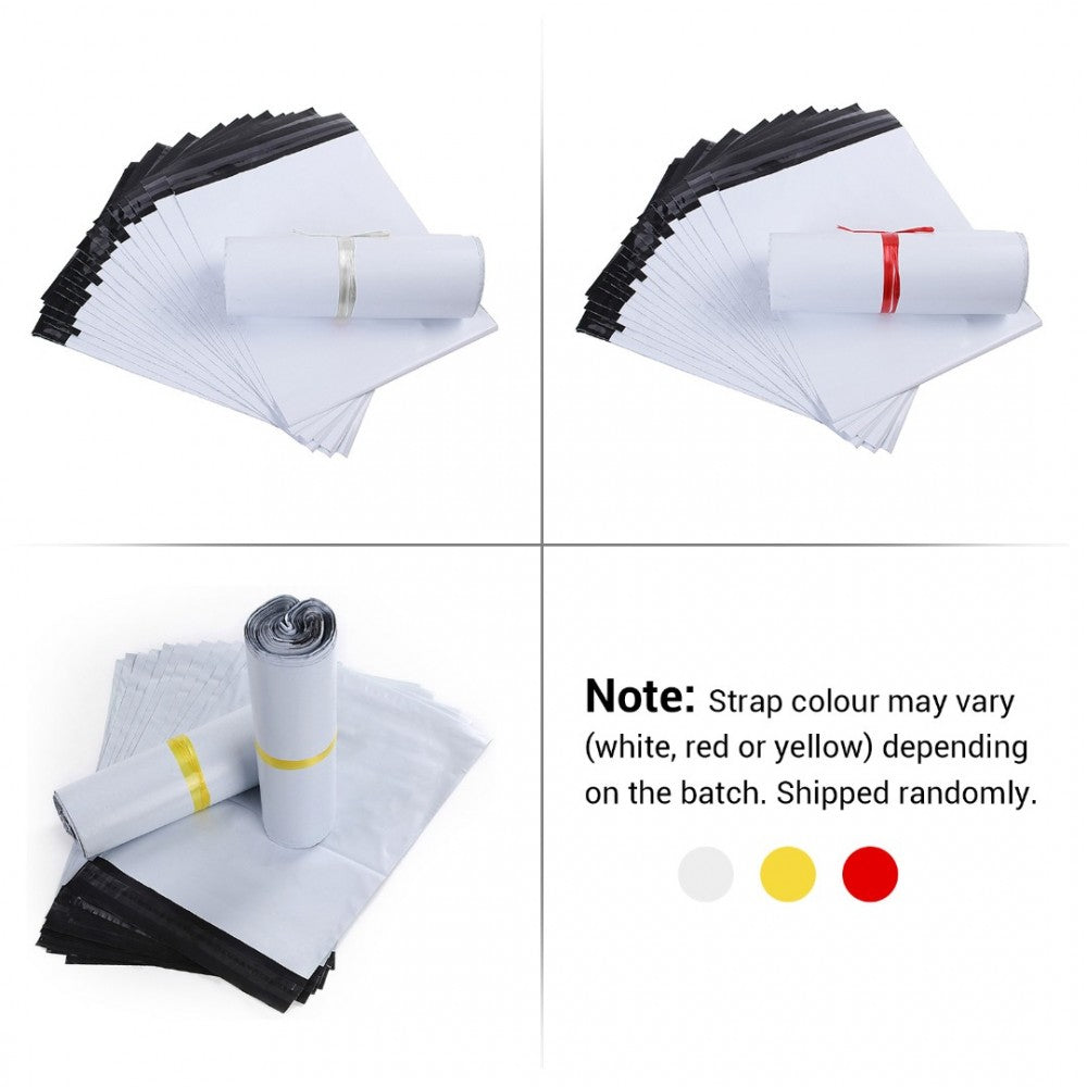 Poly Mail Bags Medium Size 10"x14" Waterproof, Tear-Resistant, Self-Seal Postal Bags – 100-Piece
