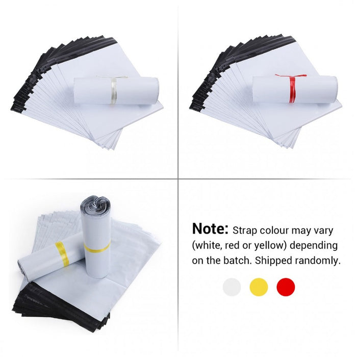 Poly Mail Bags Medium Size 10"x14" Waterproof, Tear-Resistant, Self-Seal Postal Bags – 100-Piece
