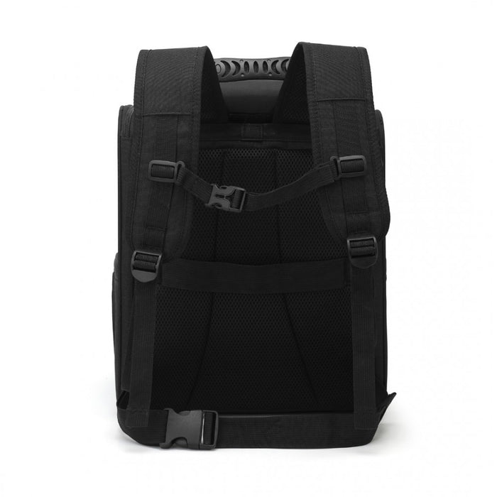 Foldable and Pet Backpack Carrier Travel Bag for Cats and Small Dogs – PTD2440 – Black