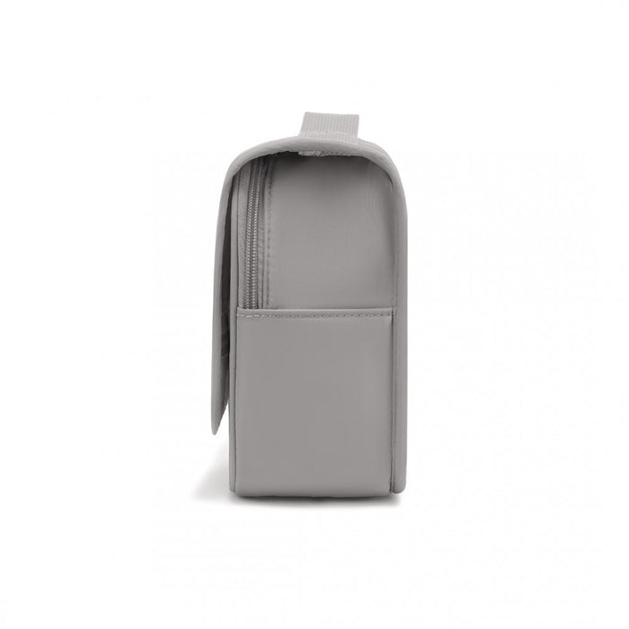 Classic Hanging Multi-Pocket Waterproof Travel Makeup Bag – Grey
