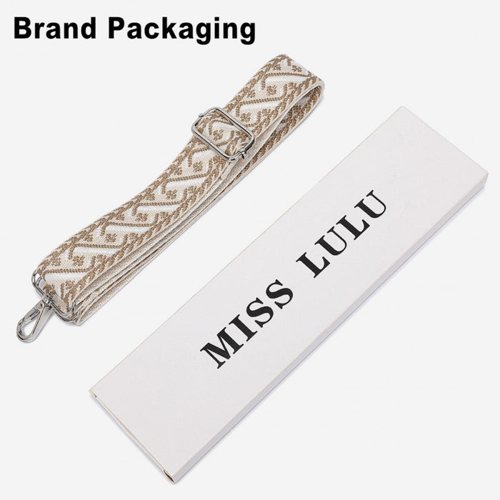 Adjustable Patterned Shoulder Strap for All Bag Types – Khaki