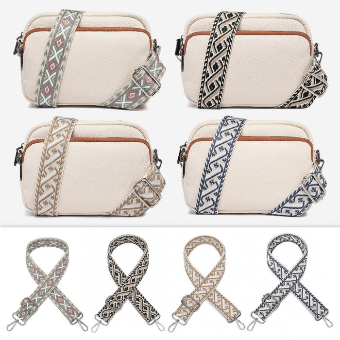 Adjustable Patterned Shoulder Strap for All Bag Types – Khaki
