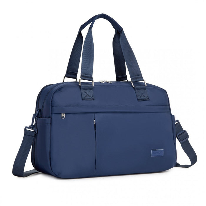 Travel Bag Large Tote Bag and Duffle Bag with Expandable Compartment and Wet/Dry Pocket – Navy