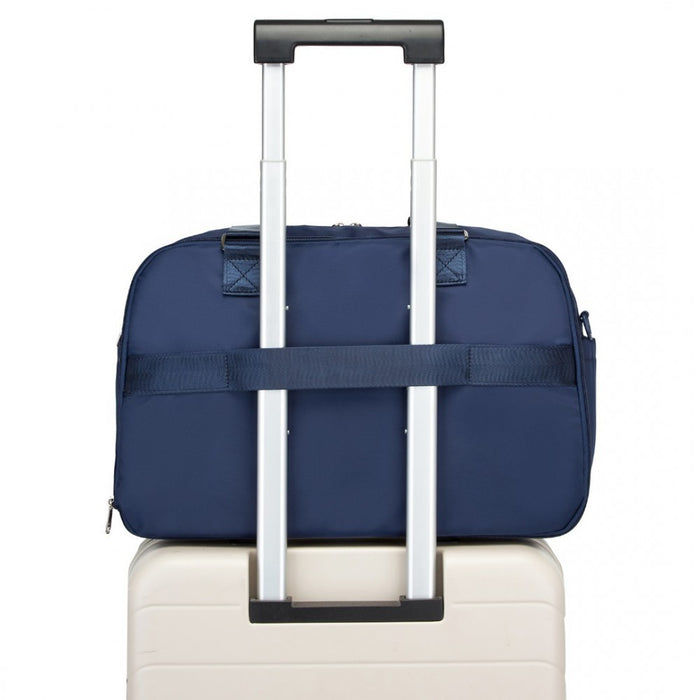 Travel Bag Large Tote Bag and Duffle Bag with Expandable Compartment and Wet/Dry Pocket – Navy