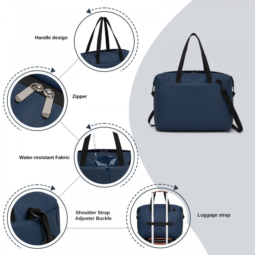 Cabin Approved Travel Bag – Carry-On Shoulder Bag – Navy