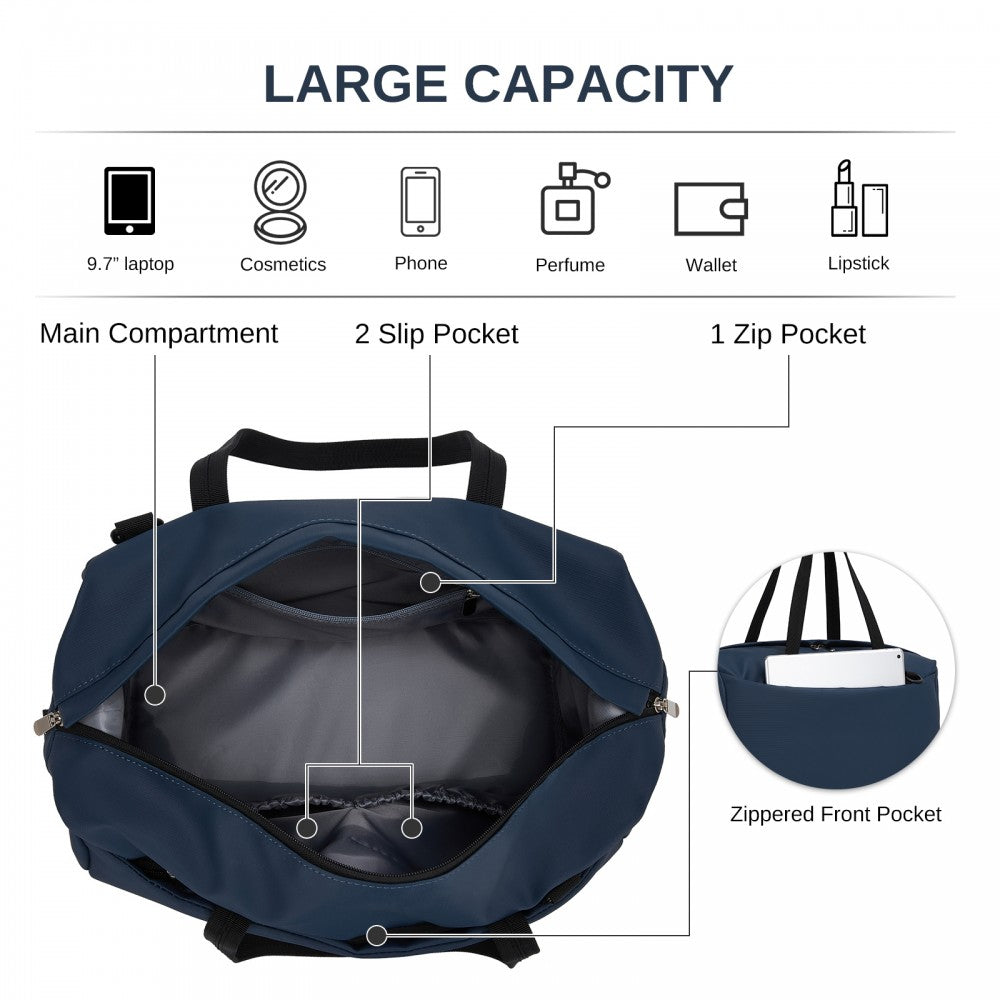 Cabin Approved Travel Bag – Carry-On Shoulder Bag – Navy