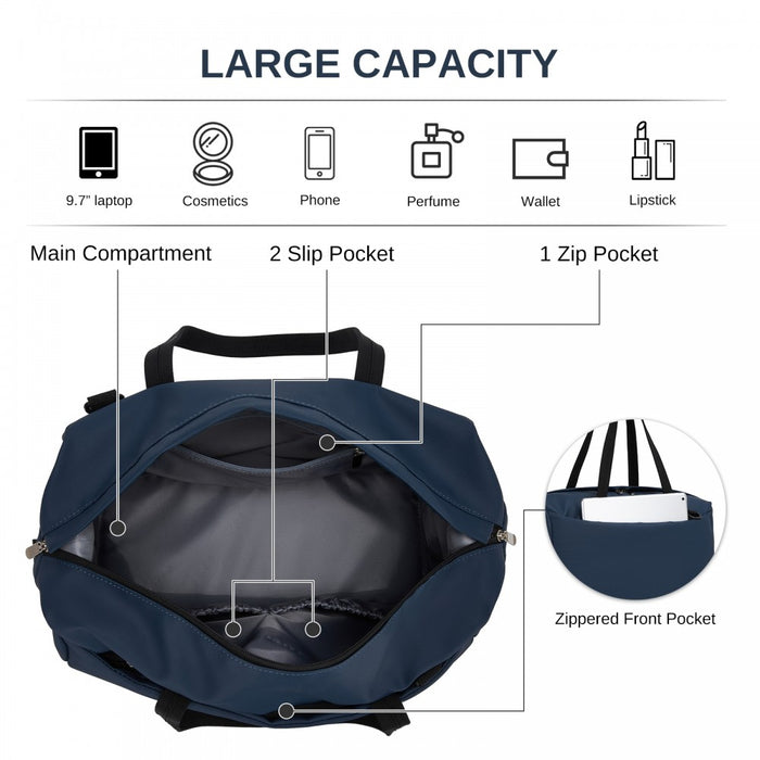 Cabin Approved Travel Bag – Carry-On Shoulder Bag – Navy
