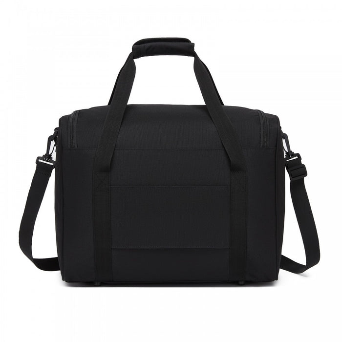 Airline-Approved Cabin Travel Duffel – Weekender with U-Zip Opening – Black