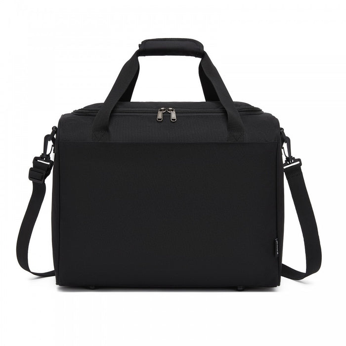 Airline-Approved Cabin Travel Duffel – Weekender with U-Zip Opening – Black