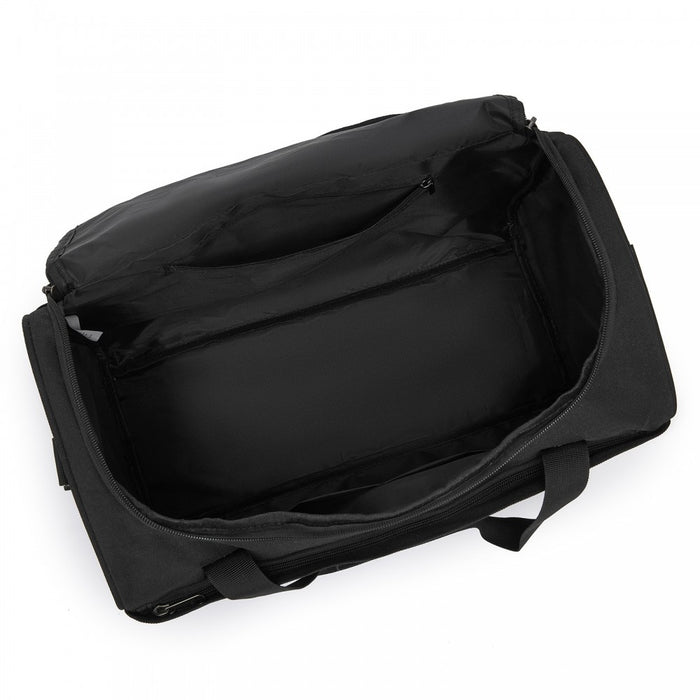 Airline-Approved Cabin Travel Duffel – Weekender with U-Zip Opening – Black