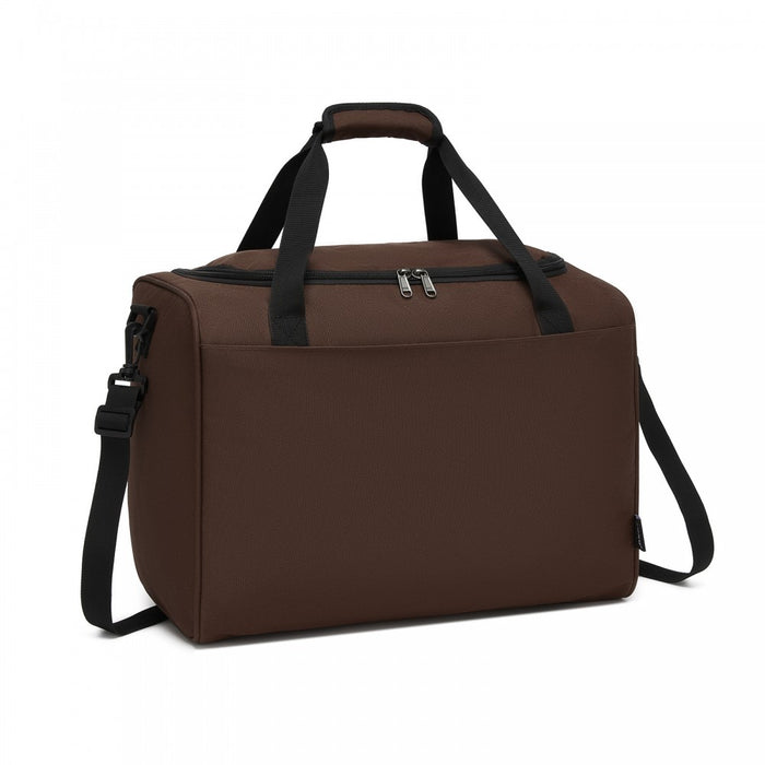 Airline-Approved Cabin Travel Duffel – Weekender with U-Zip Opening – Brown